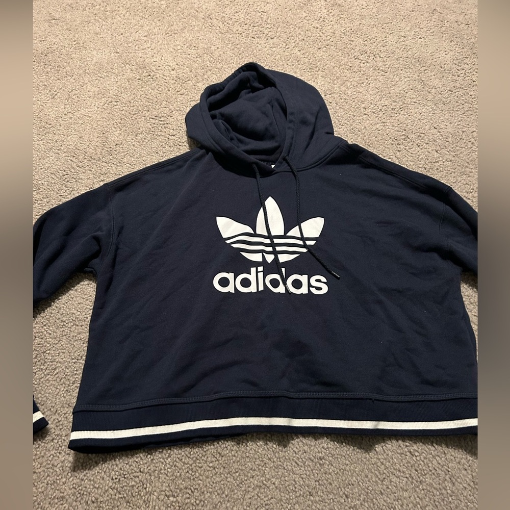 Adidas crop sweat shirt!